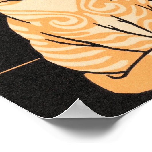 Tabby Cat - Julie De Graag Poster (Hoek)