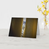 Tabby Cat, kaart (Gele Bloem)