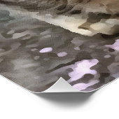 Tabby Cat Kitten die oog contact maken Poster (Hoek)
