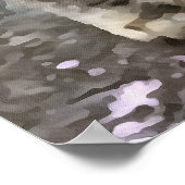 Tabby Cat Kitten die oog contact maken Poster (Hoek)