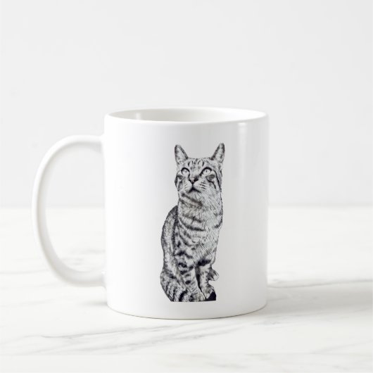 tabby cat koffiemok (Links)