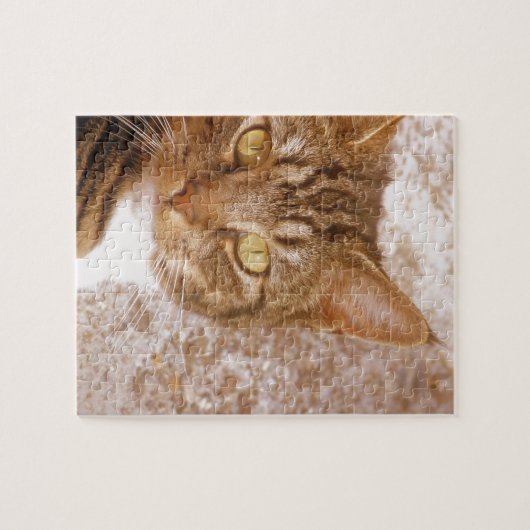 Tabby Cat Legpuzzel (Horizontaal)