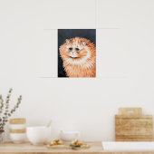 Tabby Cat, Louis Wain Poster (Keuken)