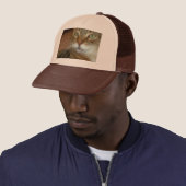 Tabby Cat Love Trucker Pet (In situ)