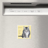 Tabby Cat - Maak mijn dag Magneet (Insitu (Vaatwasser))
