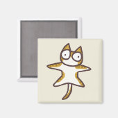 Tabby Cat Magneet (Voorkant / Achterkant)