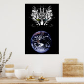 Tabby Cat - Master of the Universe Poster (Keuken)