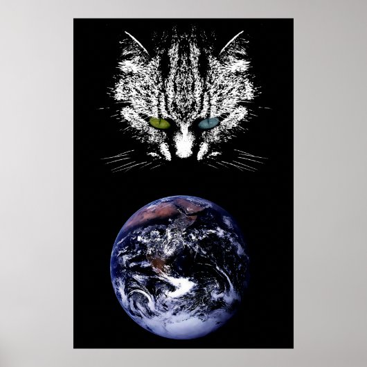 Tabby Cat - Master of the Universe Poster (Voorkant)