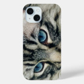 Tabby Cat met Blue Eyes Close-up Case-Mate iPhone Case (Achterkant)