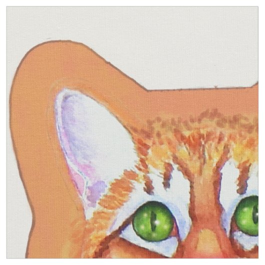 Tabby Cat met dansende Mice Pillow Stof (Close Up)