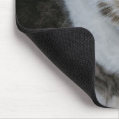 Tabby Cat met  ogen Muismat (Hoek)