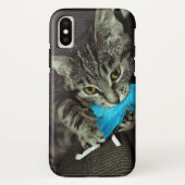 Tabby Cat met Veer van Shirley Taylor Case-Mate iPhone Case (Achterkant)