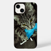 Tabby Cat met Veer van Shirley Taylor Case-Mate iPhone Case (Achterkant)