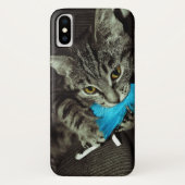 Tabby Cat met Veer van Shirley Taylor Case-Mate iPhone Case (Achterkant)
