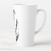 Tabby Cat monochrome Mok omlaag kijken (Rechts)