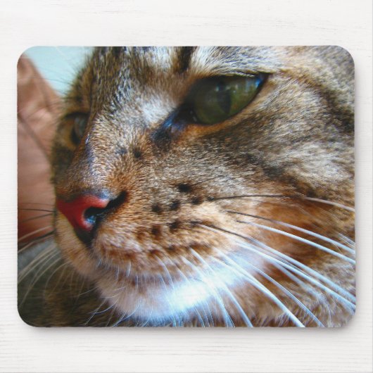 Tabby cat mousepad muismat (Voorkant)