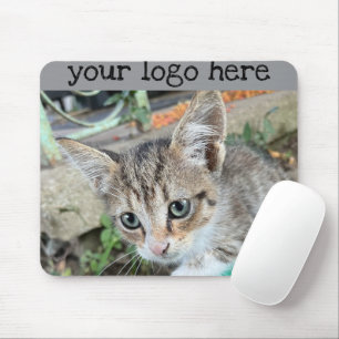 Tabby cat muismat