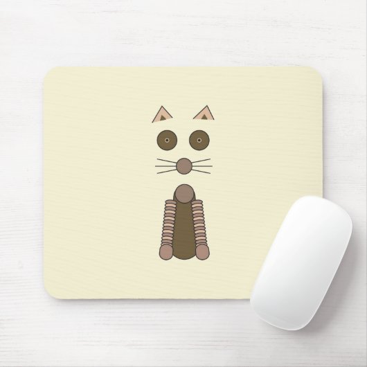 Tabby CAT Muismat (Met muis)