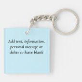 Tabby Cat Napping Vogelhuis Sleutelhanger (Achterkant)