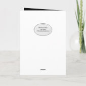 Tabby Cat on Music Birthday Kaart (Achterkant)