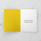 tabby cat op de verjaardag van zonnebloem kaart (Binnen)