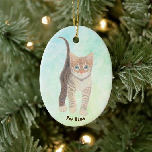 Tabby Cat Ornament (Boom)