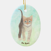 Tabby Cat Ornament (Achterkant)