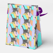 Tabby Cat Pastel Verjaardag Katten Cake Favor Box Bedankdoosjes (Achterkant)