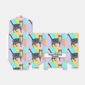 Tabby Cat Pastel Verjaardag Katten Cake Favor Box Bedankdoosjes (Uitgevouwen)