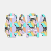 Tabby Cat Pastel Verjaardag Katten Cake Favor Box Bedankdoosjes (Uitgevouwen)