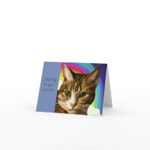 Tabby Cat Pet Sympathcard