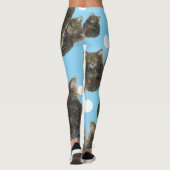 Tabby Cat Pet Whimsical Maureen Girard Vertrouwd Leggings (Achterkant)