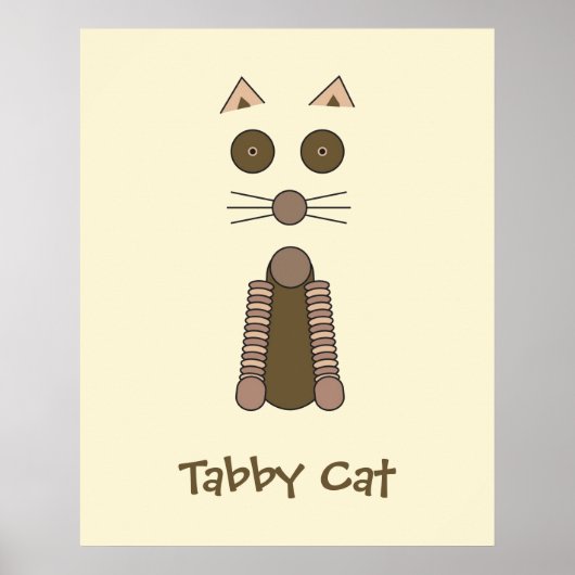 Tabby CAT Poster (Voorkant)
