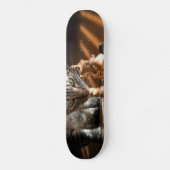 Tabby Cat Pplay Chess Persoonlijk Skateboard (Voorkant)