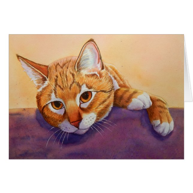 Tabby Cat Regards (Voorkant Horizontaal)