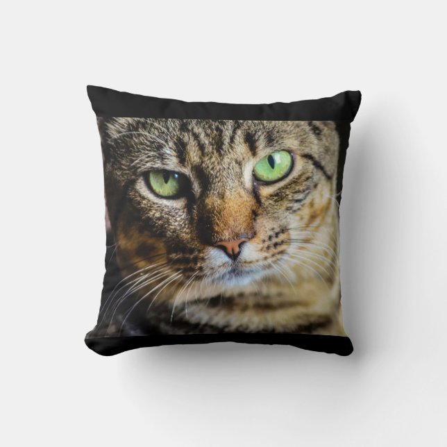 Tabby Cat Sierkussen (Voorkant)
