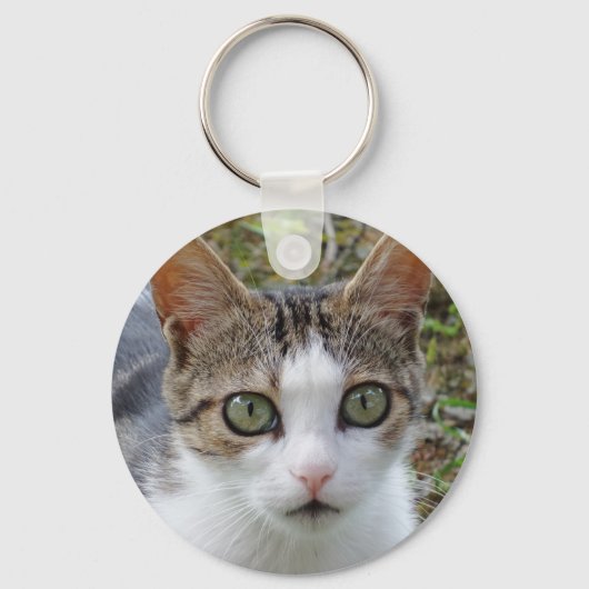 Tabby Cat Sleutelhanger (Voorkant)