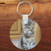 Tabby Cat Sleutelhanger (Voorkant)
