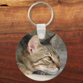 Tabby Cat Sleutelhanger (Voorkant)