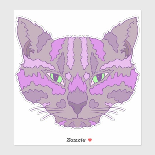 Tabby Cat Sticker (Vel)