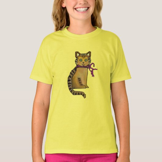 Tabby Cat T-shirt (Voorkant)