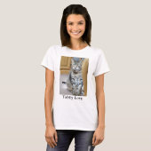 Tabby Cat T-shirt (Voorkant volledig)