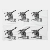 Tabby Cat Tea Towel Theedoek (Horizontaal)