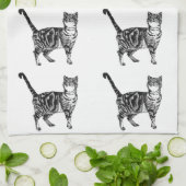 Tabby Cat Tea Towel Theedoek (Gevouwen)
