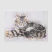 tabby cat tissue papier (Voorkant)