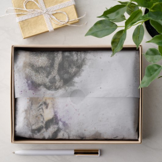  tabby cat tissue papier (Geschenk)