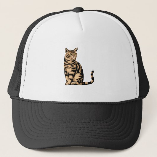 Tabby Cat Trucker Pet (Voorkant)