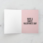 TABBY CAT VALENTINE'S DAY Greeting Card Kaart (Binnen)