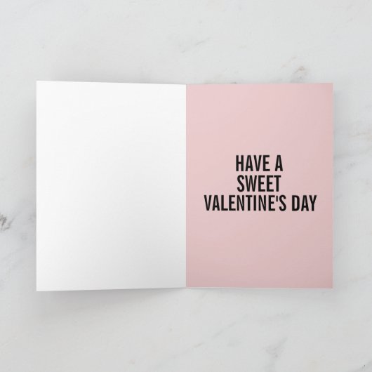 TABBY CAT VALENTINE'S DAY Greeting Card Kaart (Binnen)