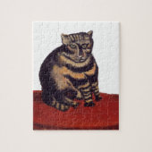 Tabby Cat van Henri Rousseau Legpuzzel (Verticaal)